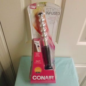 Conair Style Infused Textured Bubble Curl Wand New